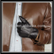 business man wear stylish gloves winter